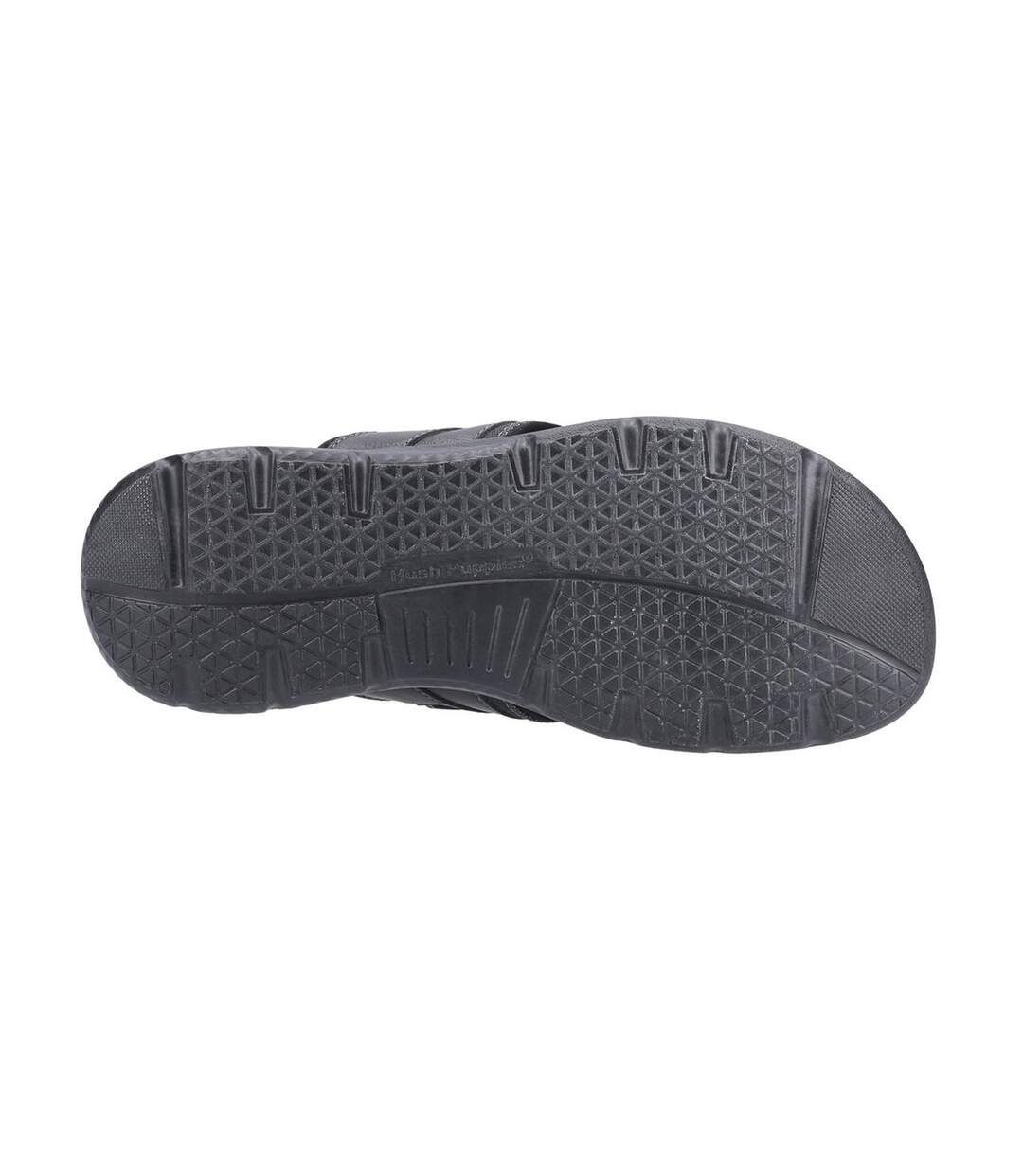 Hush Puppies - Tongs en cuir CONNOR - Homme (Noir) - UTFS7057