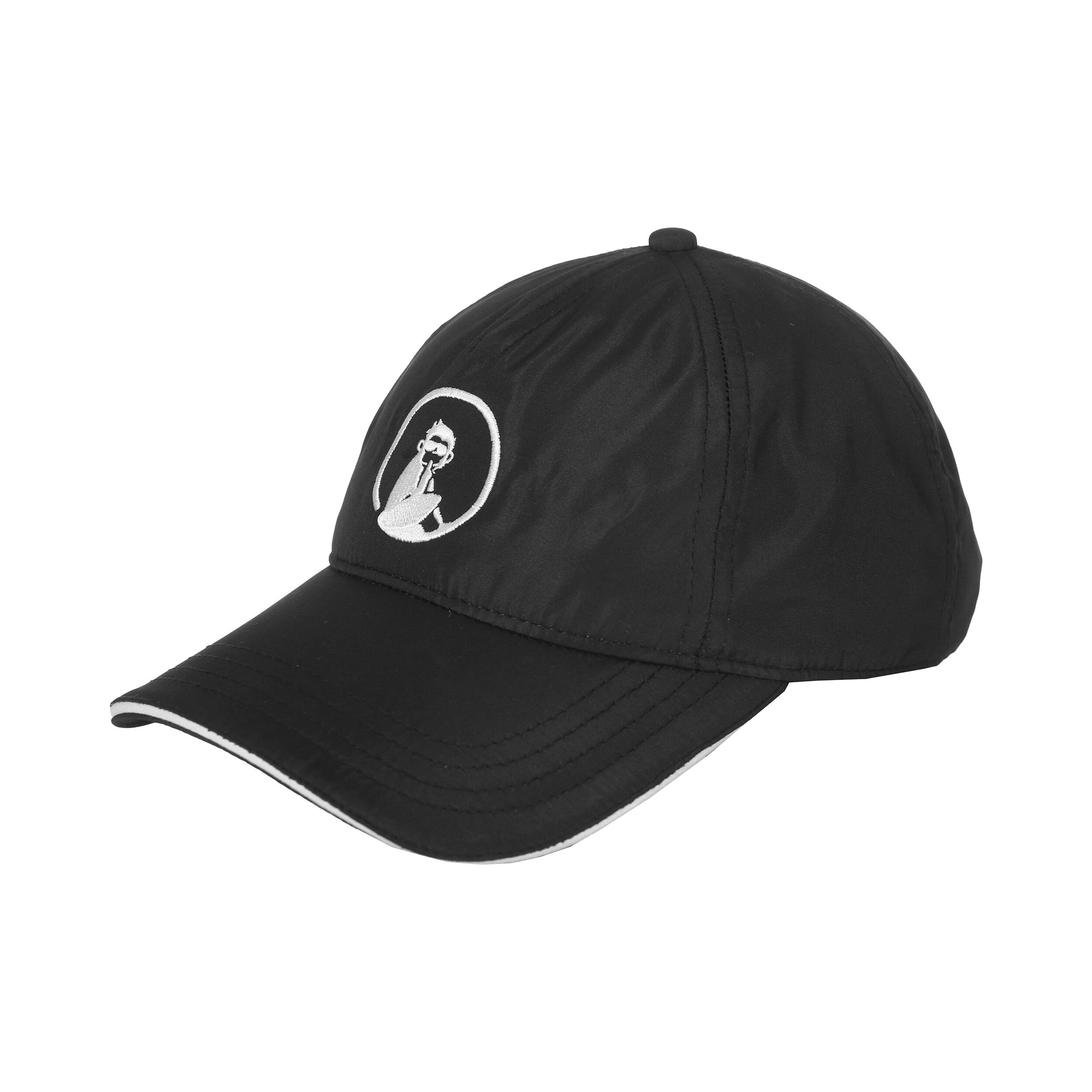 Quiet Please Court Casquette Enfants - Noir , Blanc
