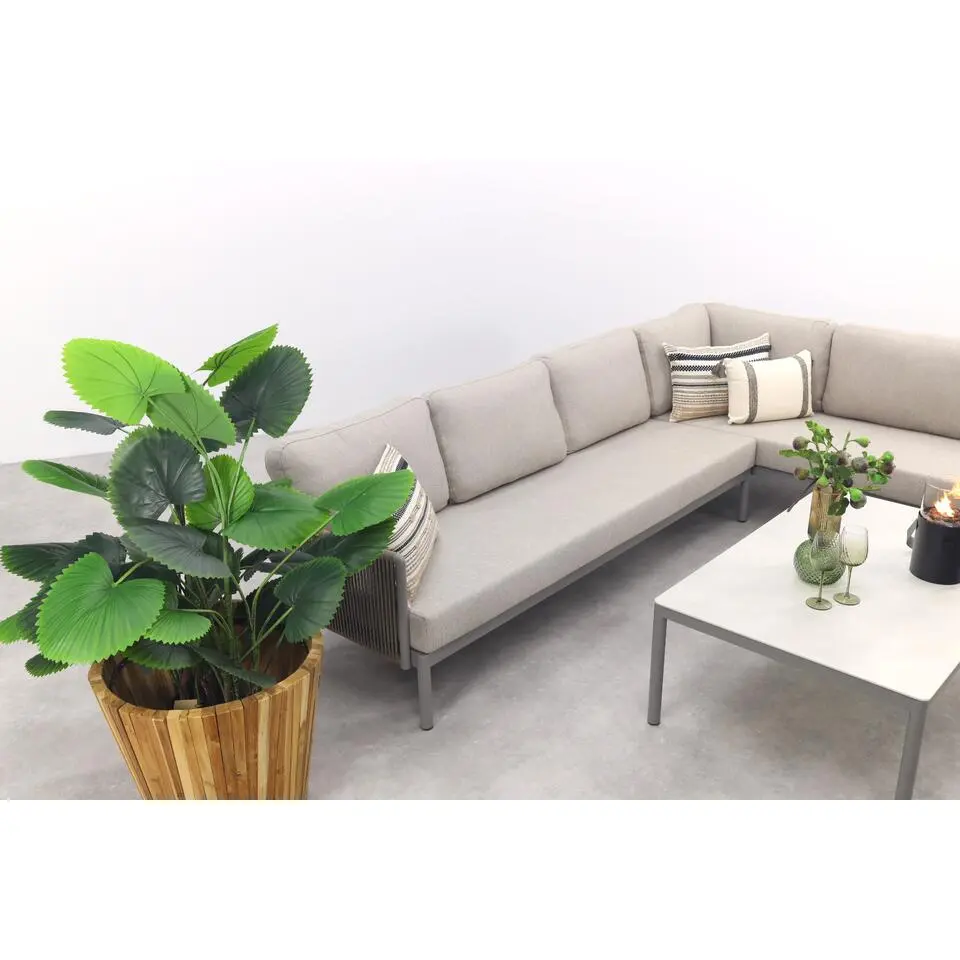 VDG Sierra hoek loungeset - Naturel/Grijs