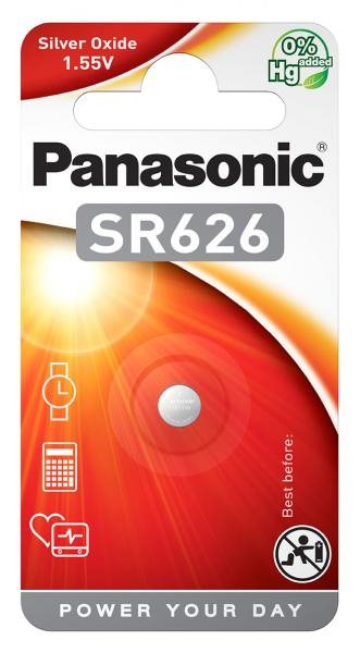 PANASONIC Batterien<br>1 Stück, Blister, SR626/V377/SR66