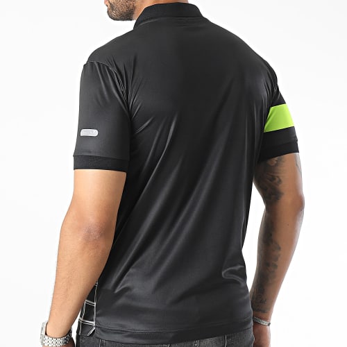 Polo Manches Courtes A Carreaux 6RPF23-PJPCZ Noir