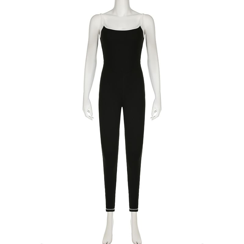 HERMITAKH - Spaghettibandjes jumpsuit in twee kleuren