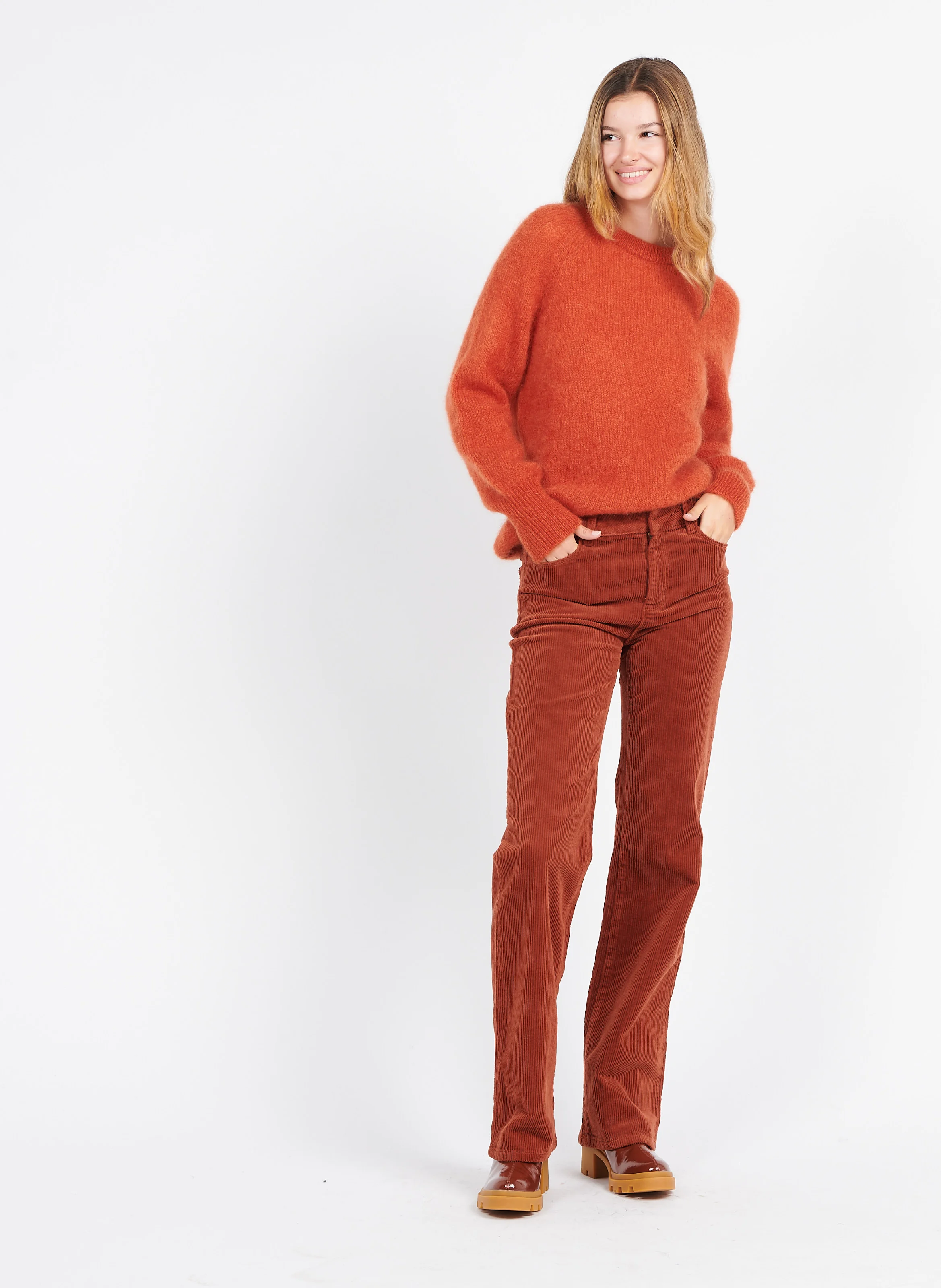 DELIZIA - Bottines vernies à talon| Marron