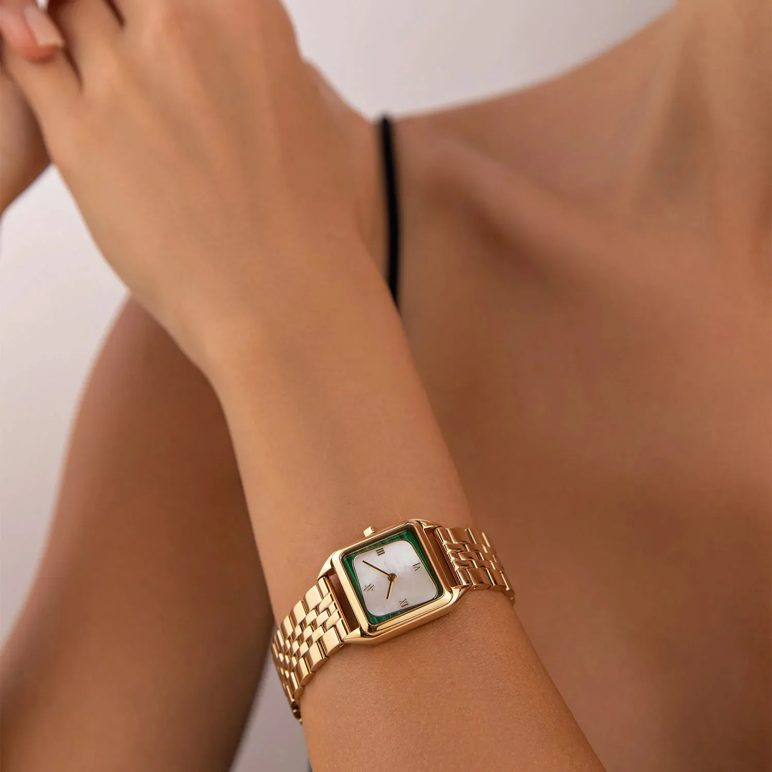 Montre Geminus Malachite and Pearl Vanna