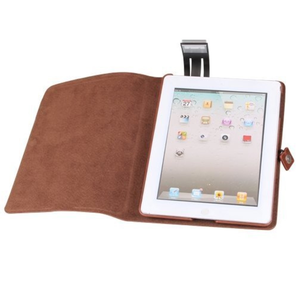 (21cm) LED Clip On Lese Lampe Klappbares Buch Nachtlicht (inkl. CR2032 Batterie) - Schwarz