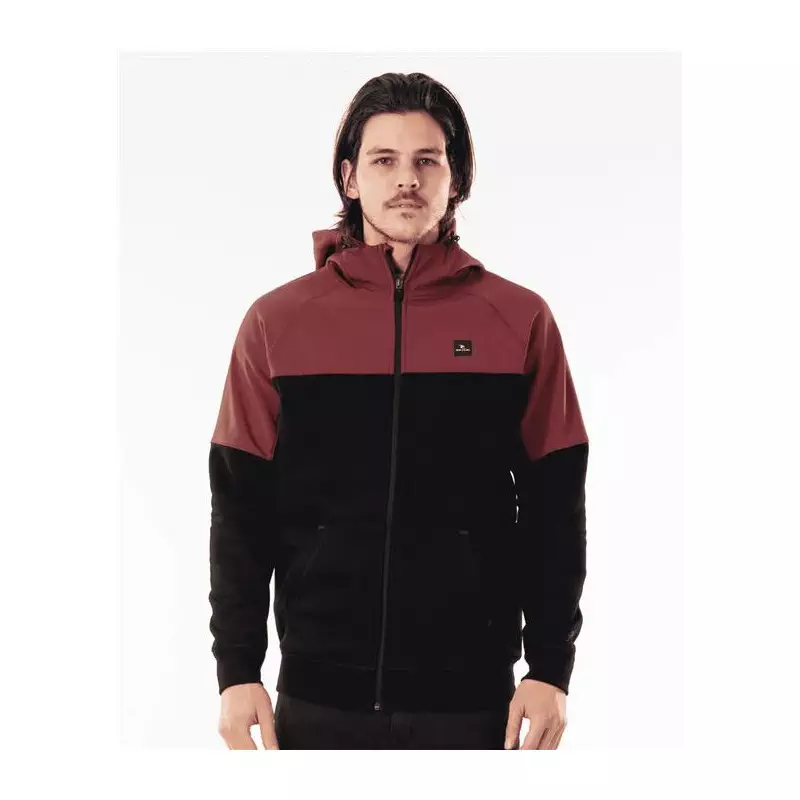 Sweat RIPCURL Anti Series Viral Zip Thru Maroon S