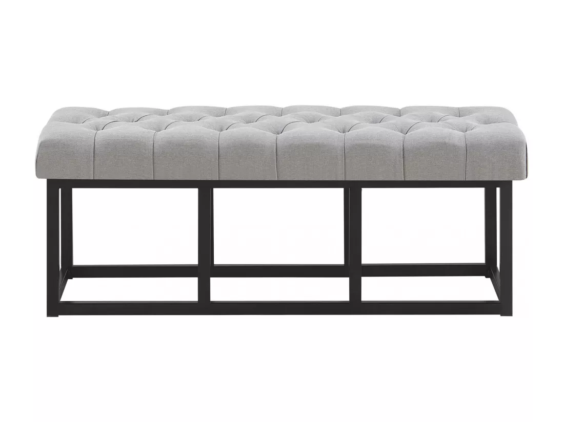 Banquette - Tissu - Gris - Amun