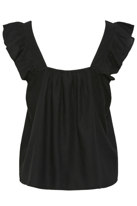 Pieces zwarte dames top