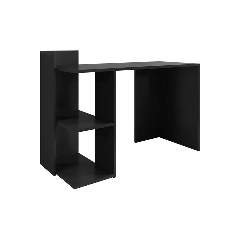 Meubella - Bureau Pierre - Zwart - 120 cm