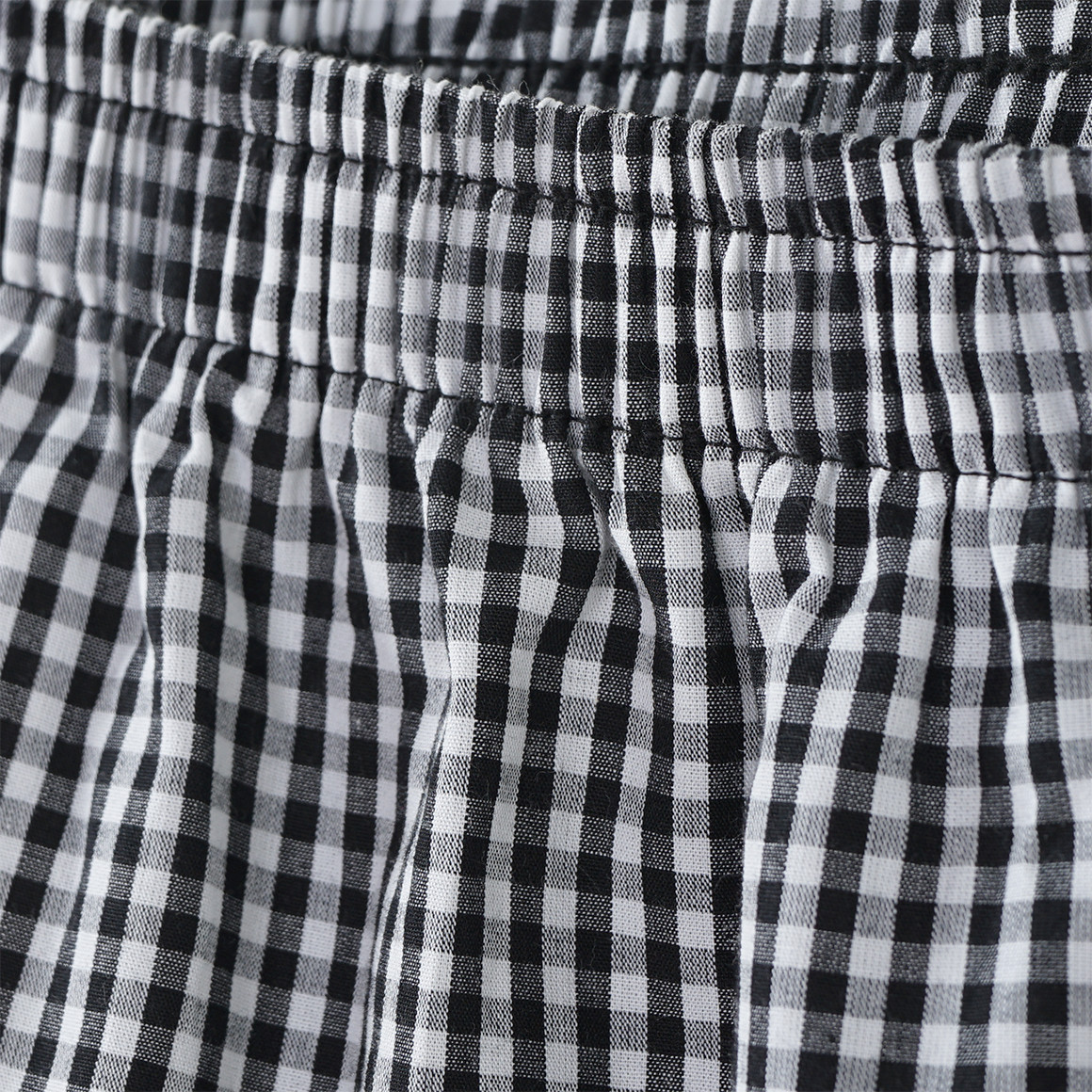 VanVaan Herren Boxershorts mit Karo-Muster schwarz / weiss