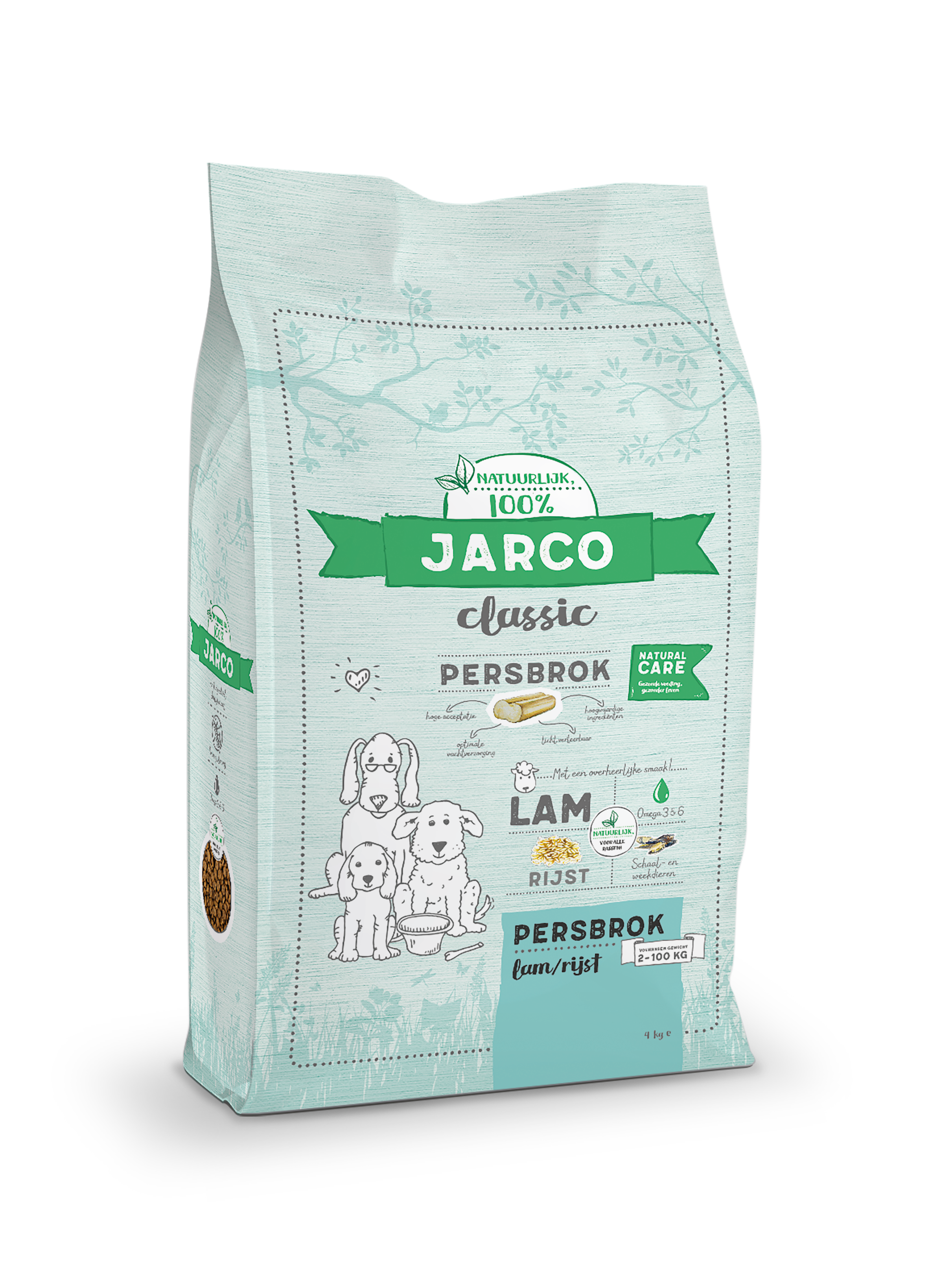 Jarco Dog Classic - Hondenvoer - 4 Kilogram - Lam & rijst