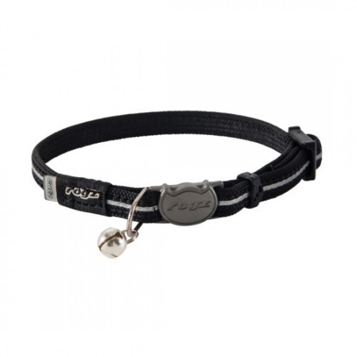 Coleira para gato Alleycat, preta