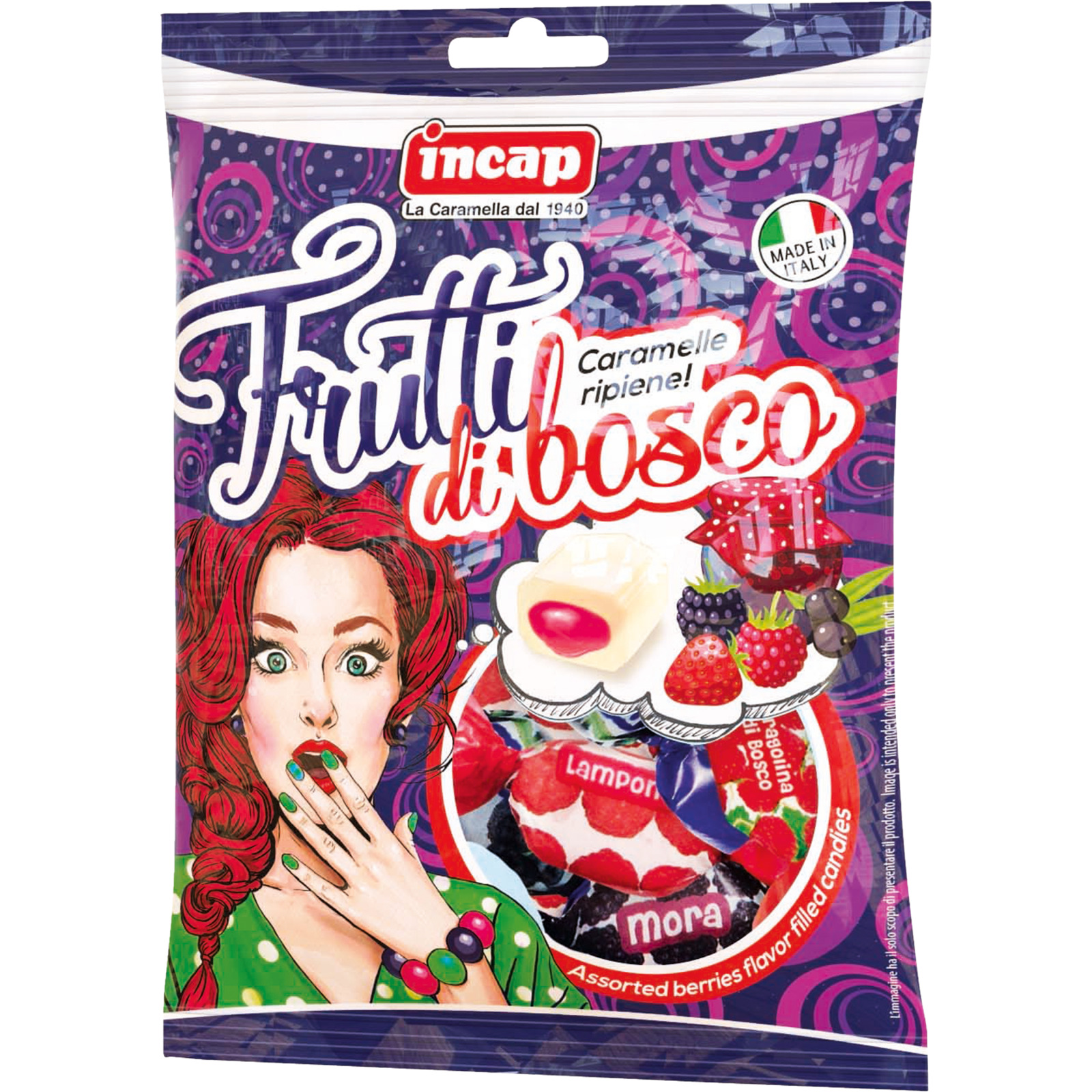 Bonbons gefüllte Bonbons mit Beeren 125 g