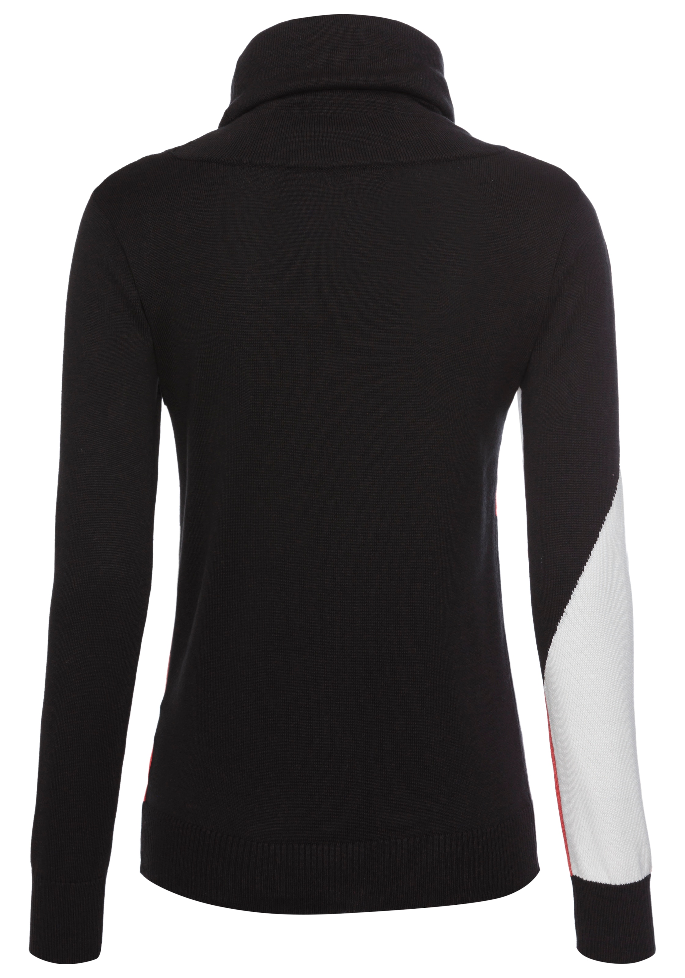 Laura Scott Strickpullover , mit Rollkragen und Colorblock Design