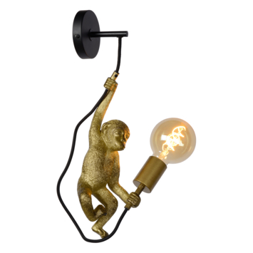 Lucide EXTRAVAGANZA CHIMP wandlamp Zwart