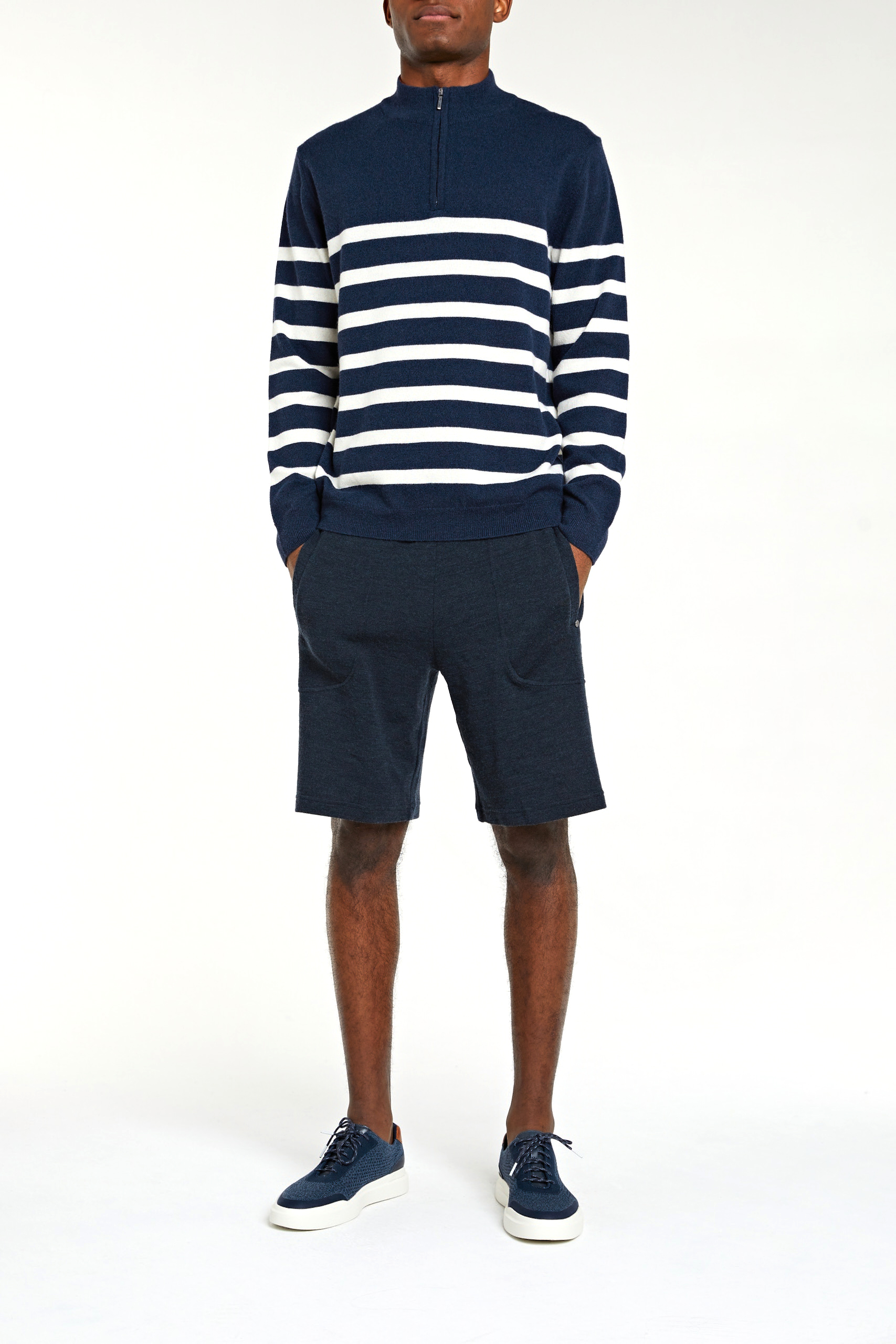 Gullholmen ZipUp Herre Navy Blue