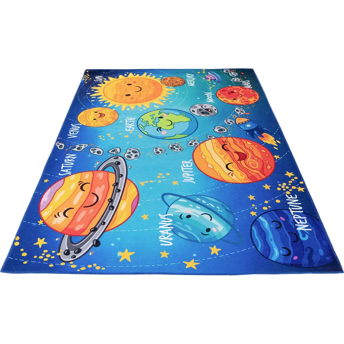 Kinderteppich My Torino Kids blau,gelb,orange