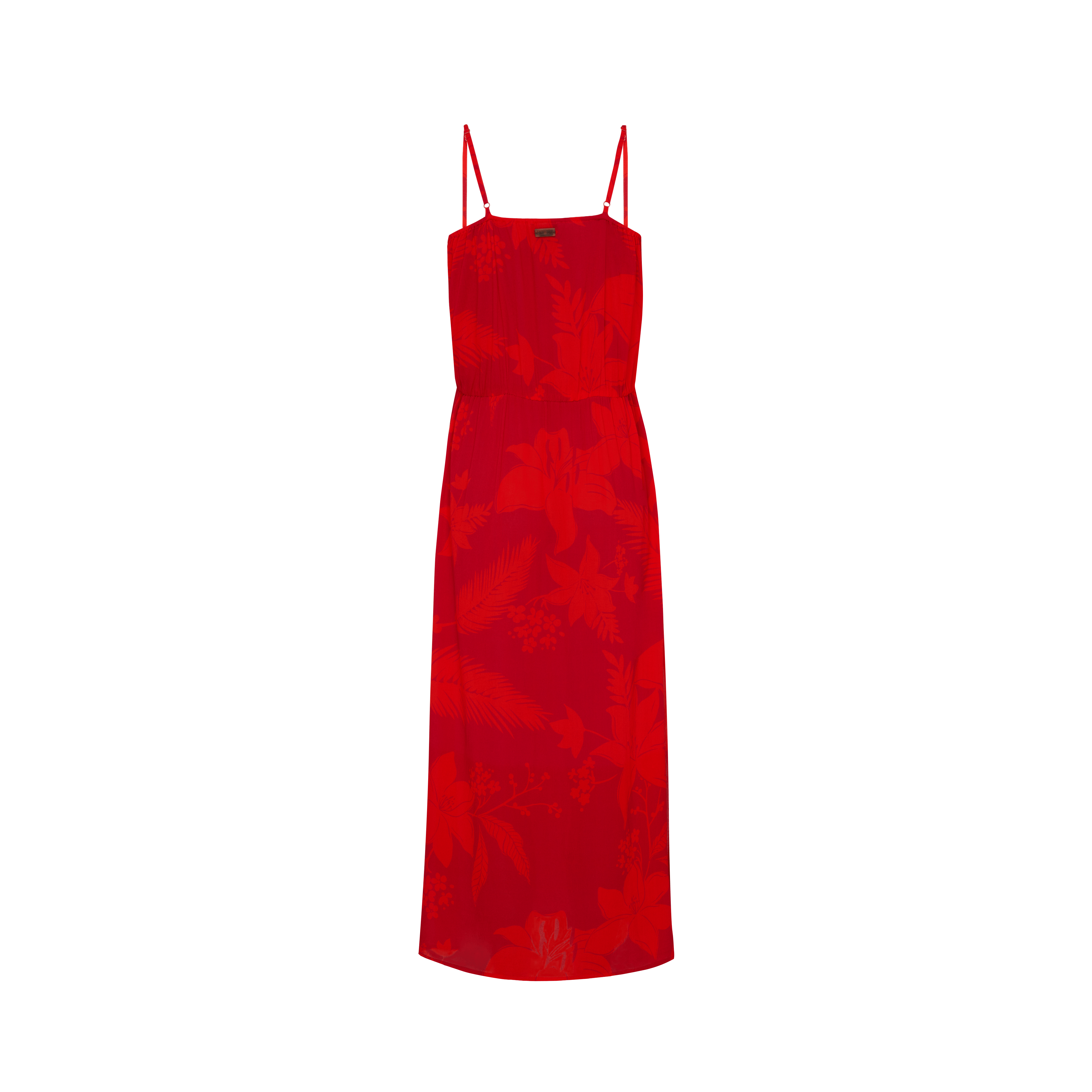 Robe longue en viscose femme Flower Power
