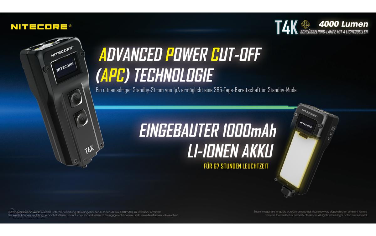 Taschenlampe T4KLED-Taschenlampe