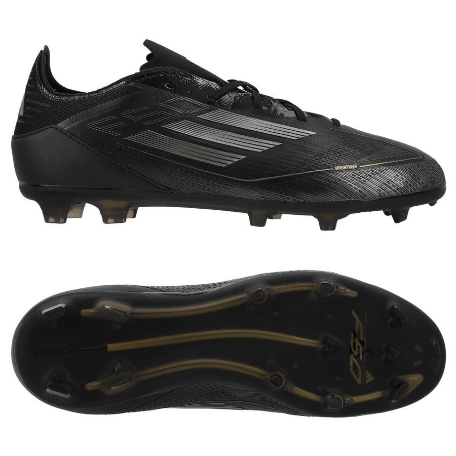 adidas F50 Pro FG Dark Spark - Noir/Argenté/Doré Enfant