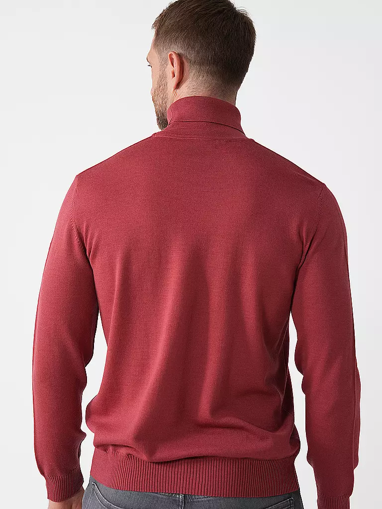 MAERZ Rollkragenpullover rot