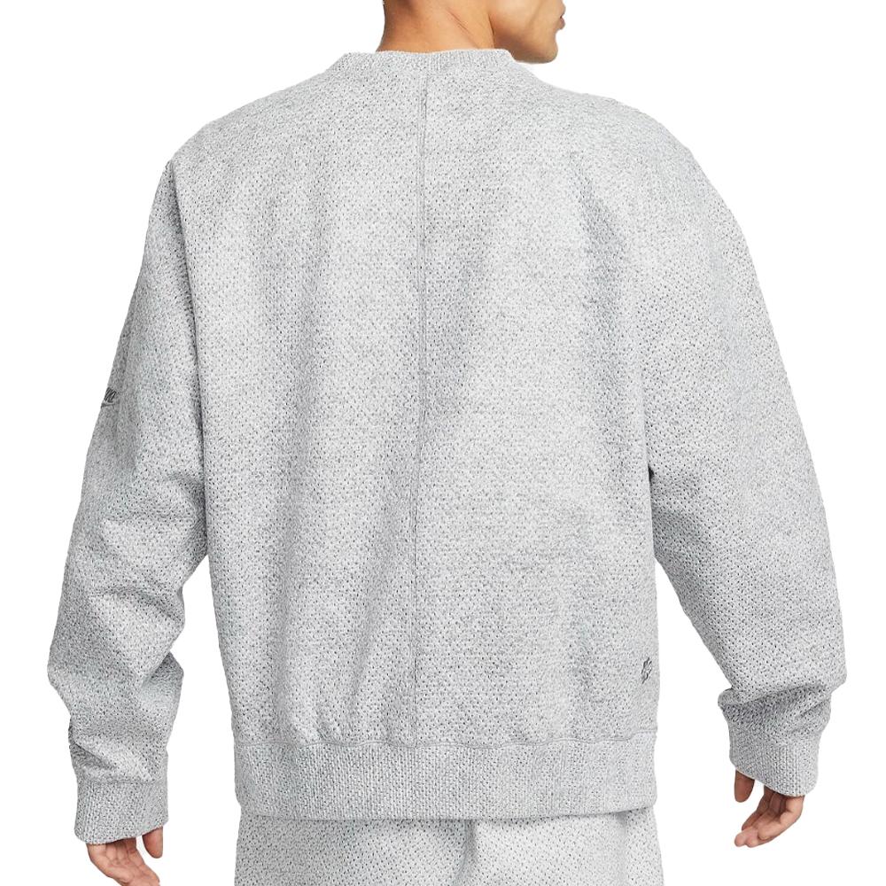 Nike Sweat Gris texturé Homme Nike Crew