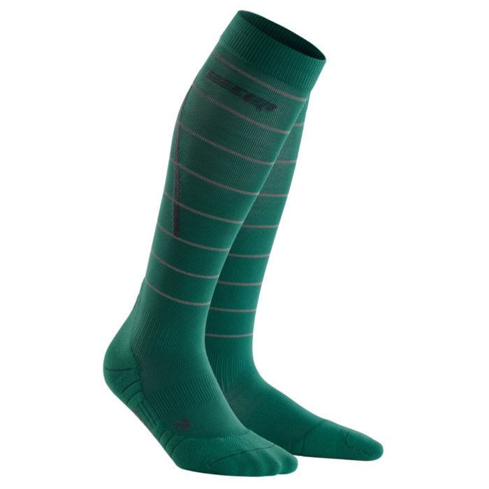 CEP Dame Strømper Reflective Compression Socks Grøn