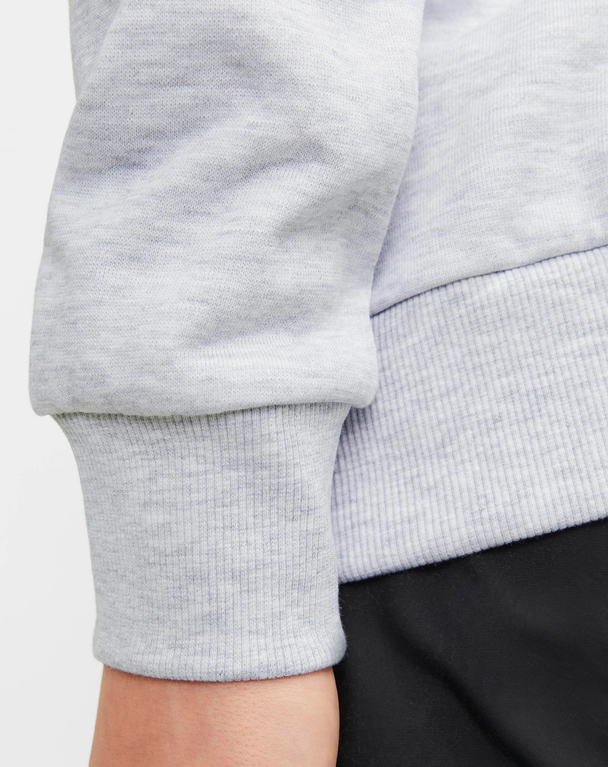 Sweatshirt JJEJOSH in white melange