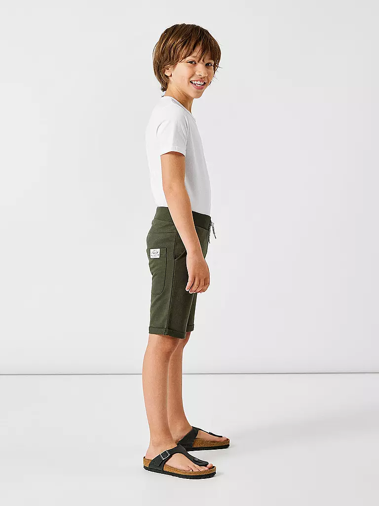 NAME IT Jungen Sweatshorts NKMVERMO  olive