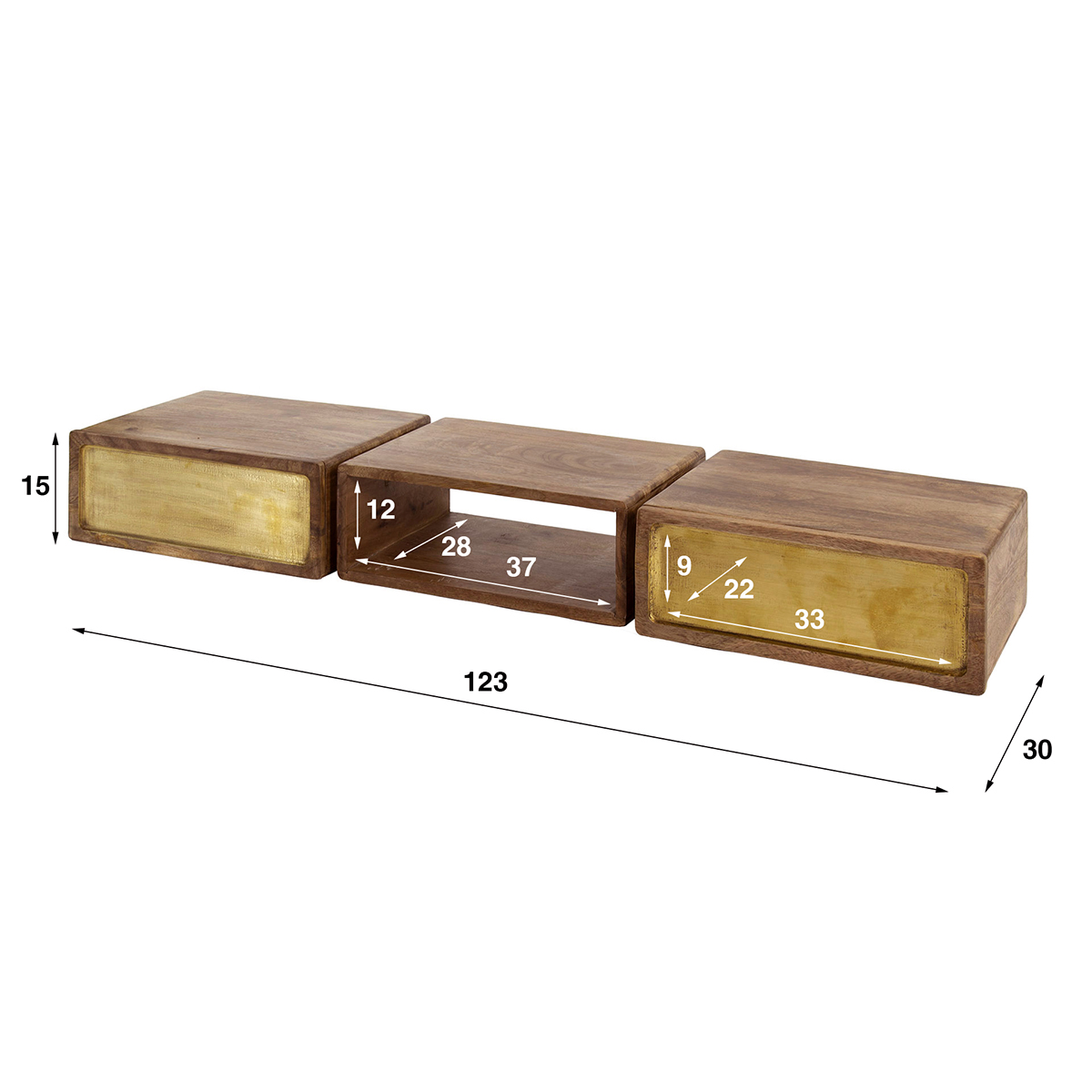 Zwevend Kaptafel M&M