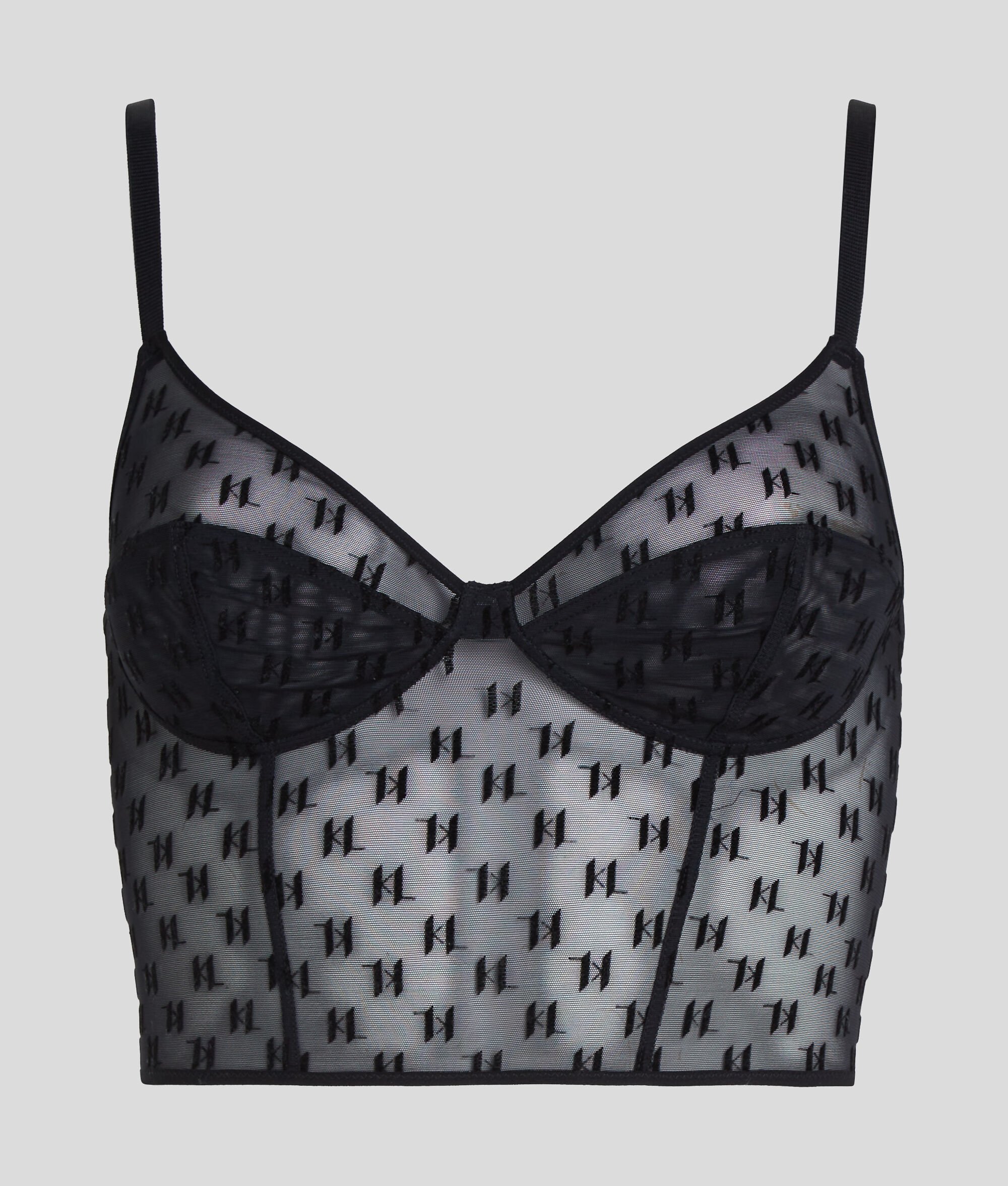 BUSTIER KL MONOGRAM
