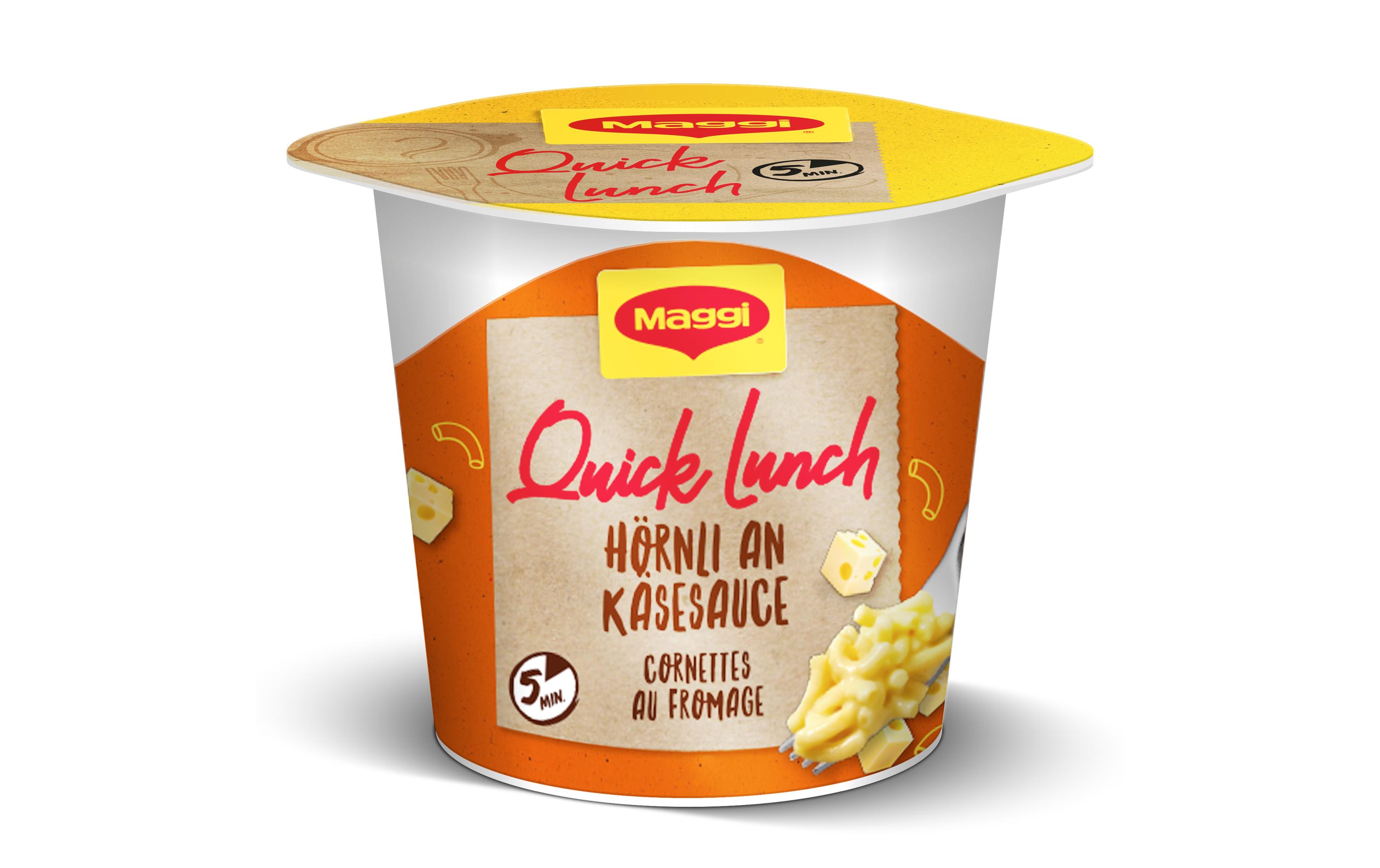 Quick Lunch Hörnli an Käsesauce 3 x 63 gFertigmenu