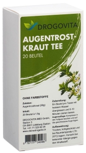 Drogovita Augentrost Tee Beutel, 20 Stück