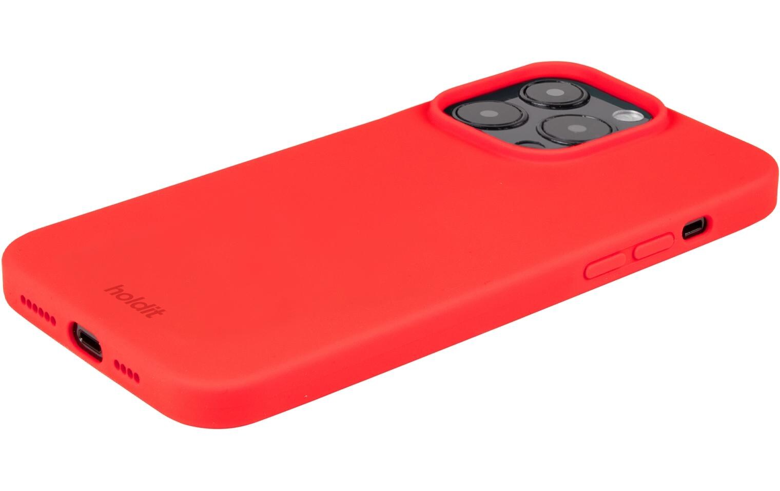 Back Cover Silicone iPhone 14 Pro Max Chili RedModerne Handyhülle aus ultradünnem und griffigem Silikon für das Apple iPhone 14 Pro Max