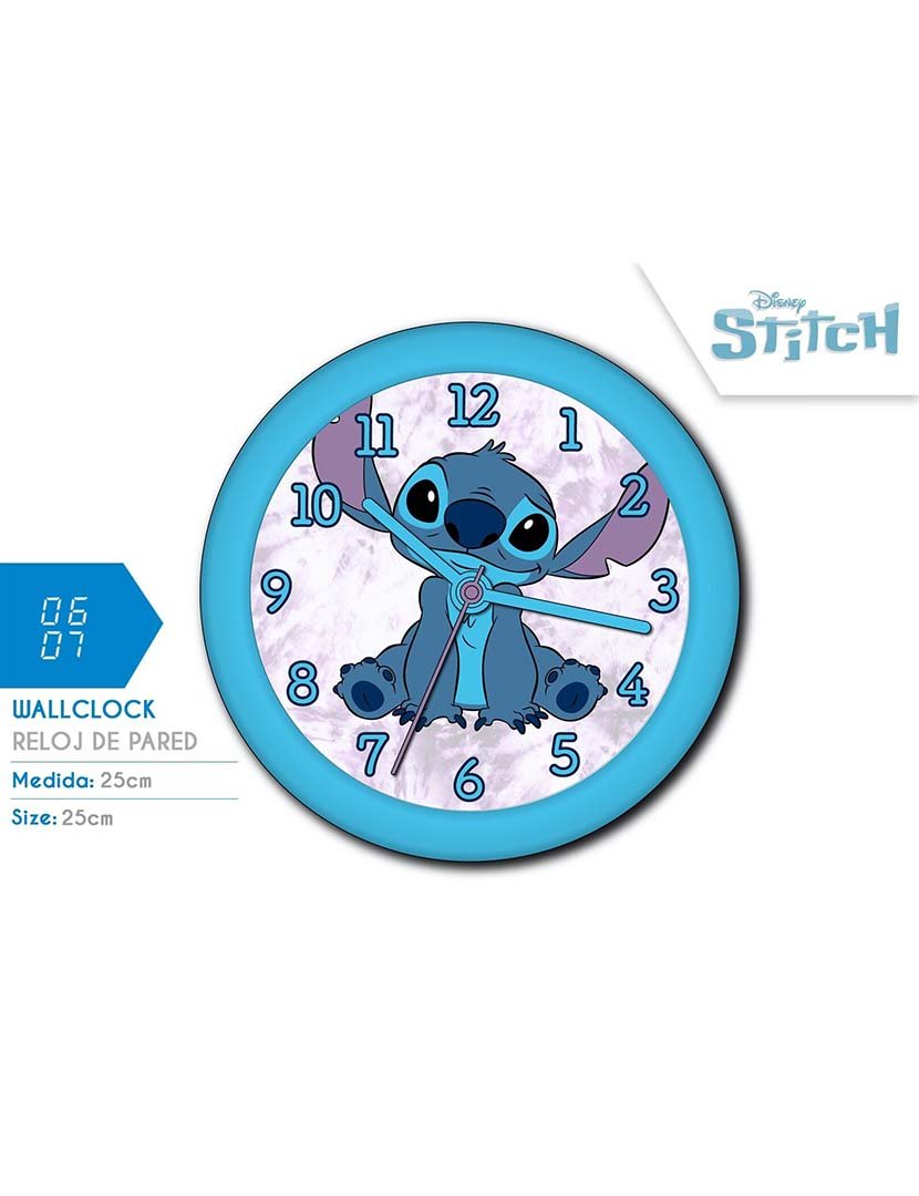 Stitch 6X1 Wall Clock
