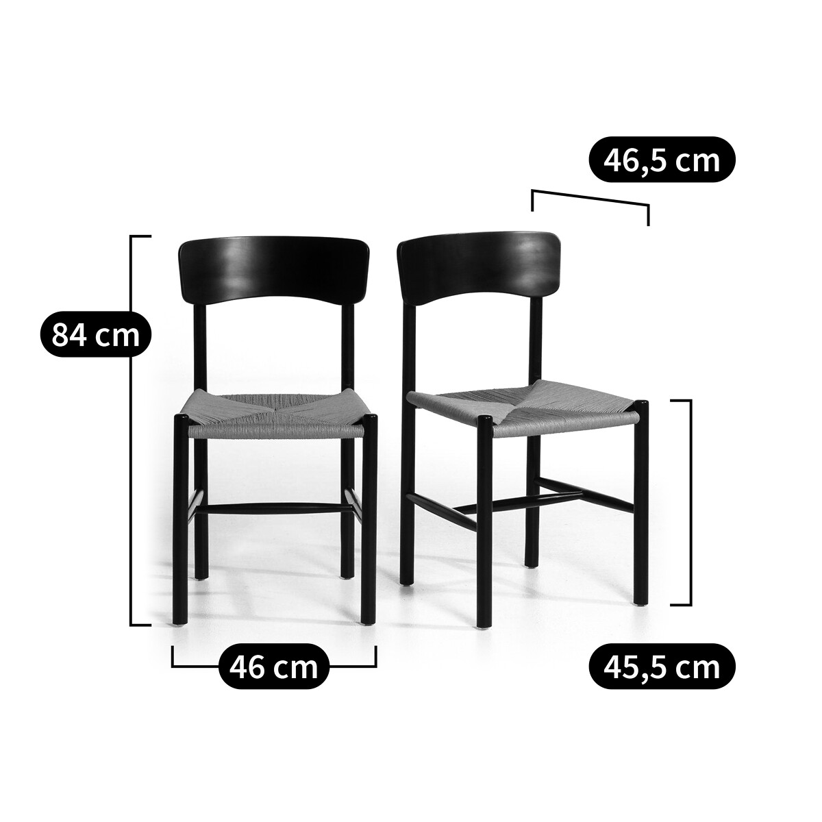 AM.PM<br>Conjunto de 2 cadeiras, Solan