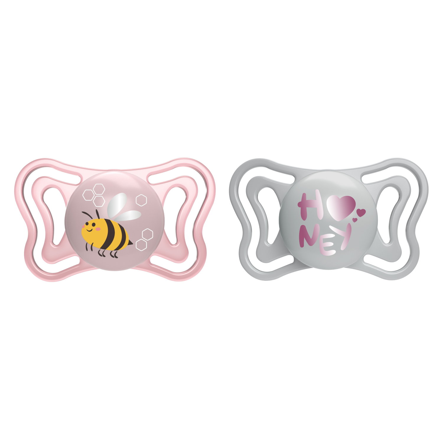 CHICCO Physiologischer Beruhigungssauger PHYSIO FORMA LIGHT Silikon PINK 2-6m 2 Stk