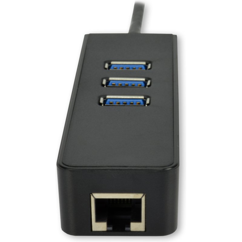 MCL Convertisseur USB Type-C RJ45 Gigabit Ethernet + hub 3 ports USB 3.0