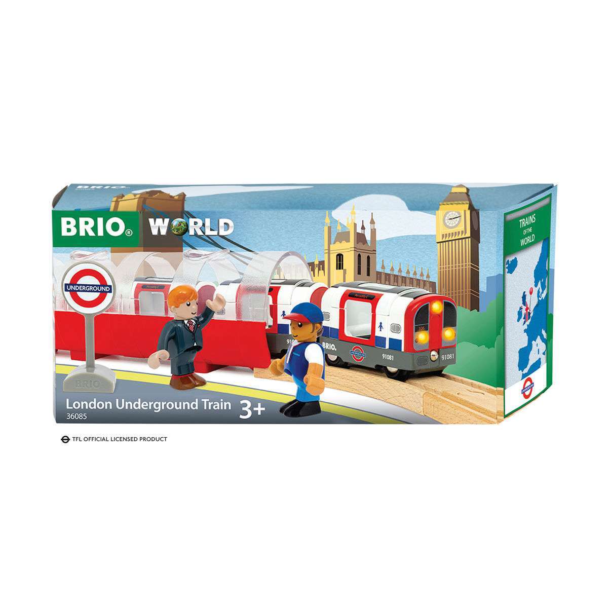 BRIO Spiel Londoner U-Bahn mit Licht und Sound