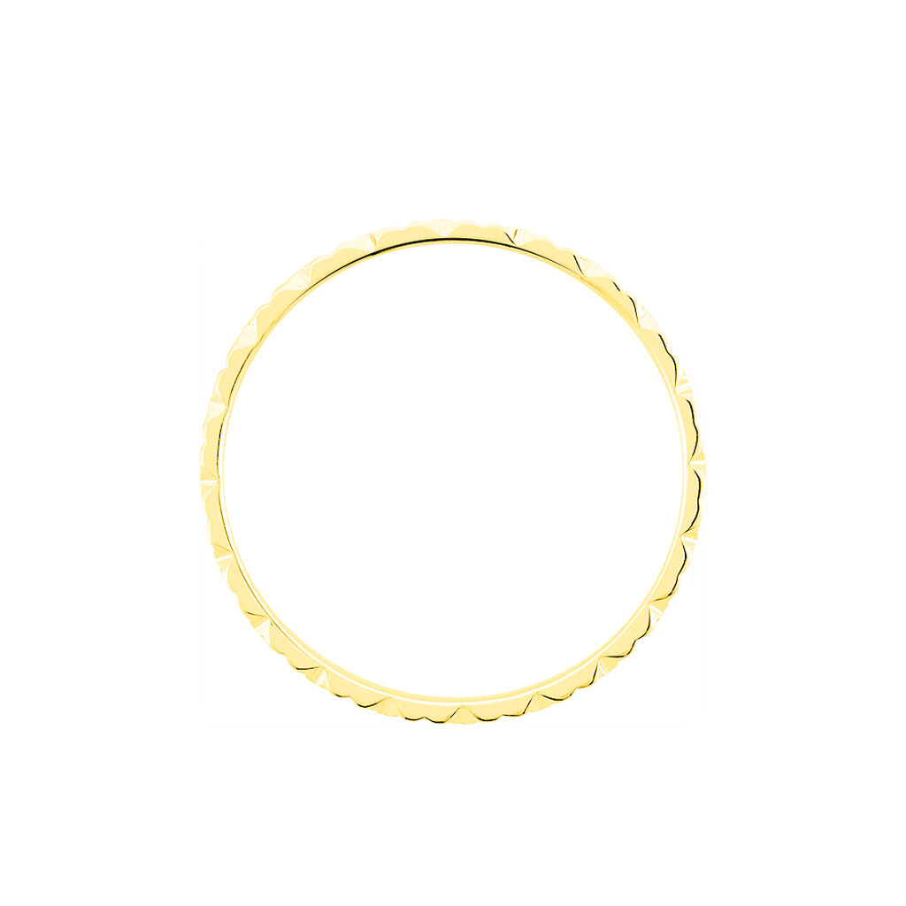 Alliance Fleur Diamantee Ruban Plat Or Jaune