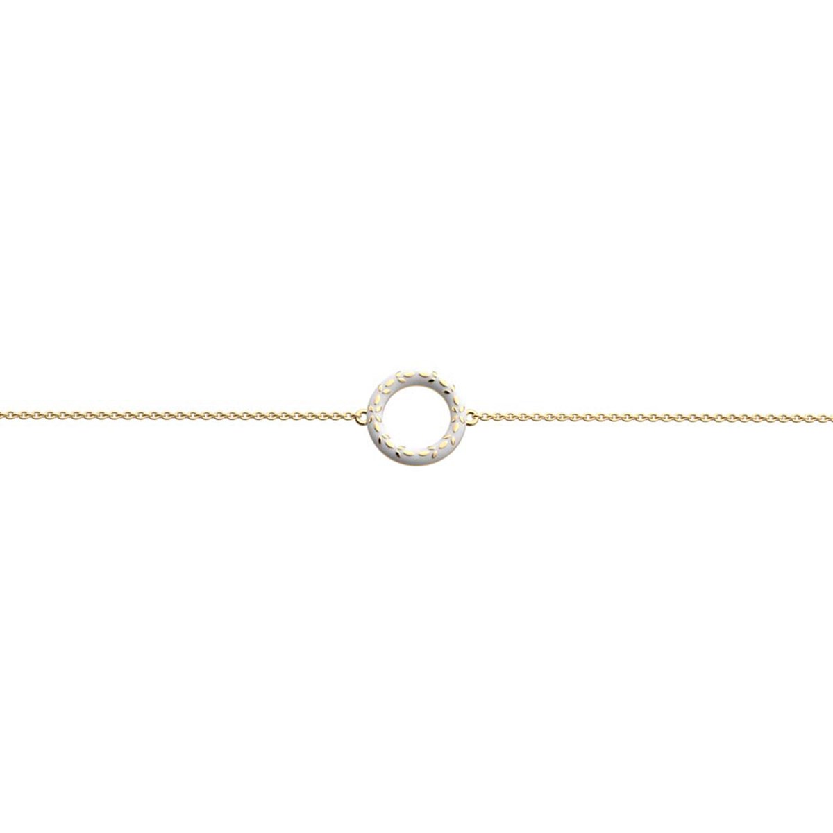 Bracelet Les Georgettes Poème laque blanc nacreCollection Les Cadettes
