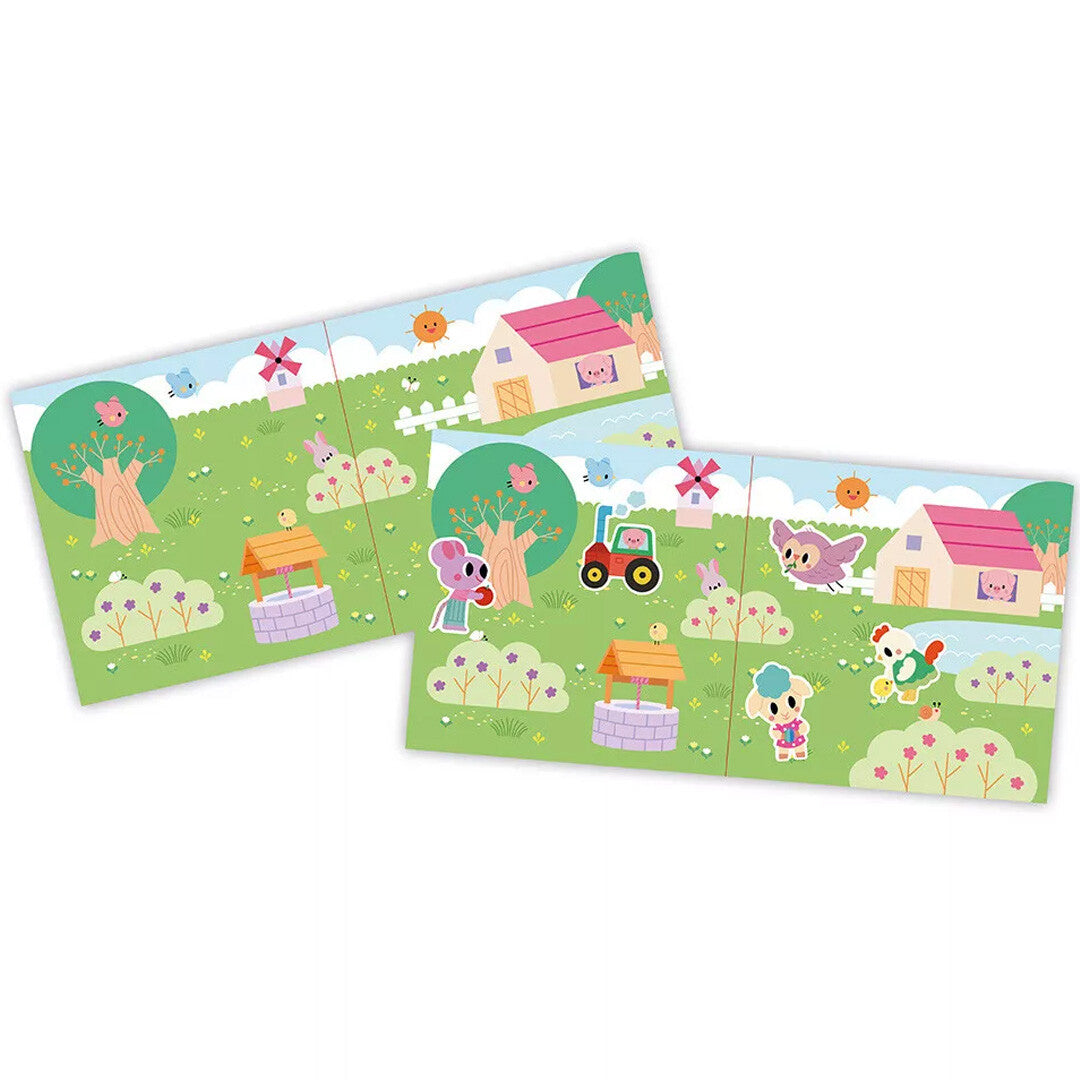 Janod atelier knutselset herkbruikbare stickers