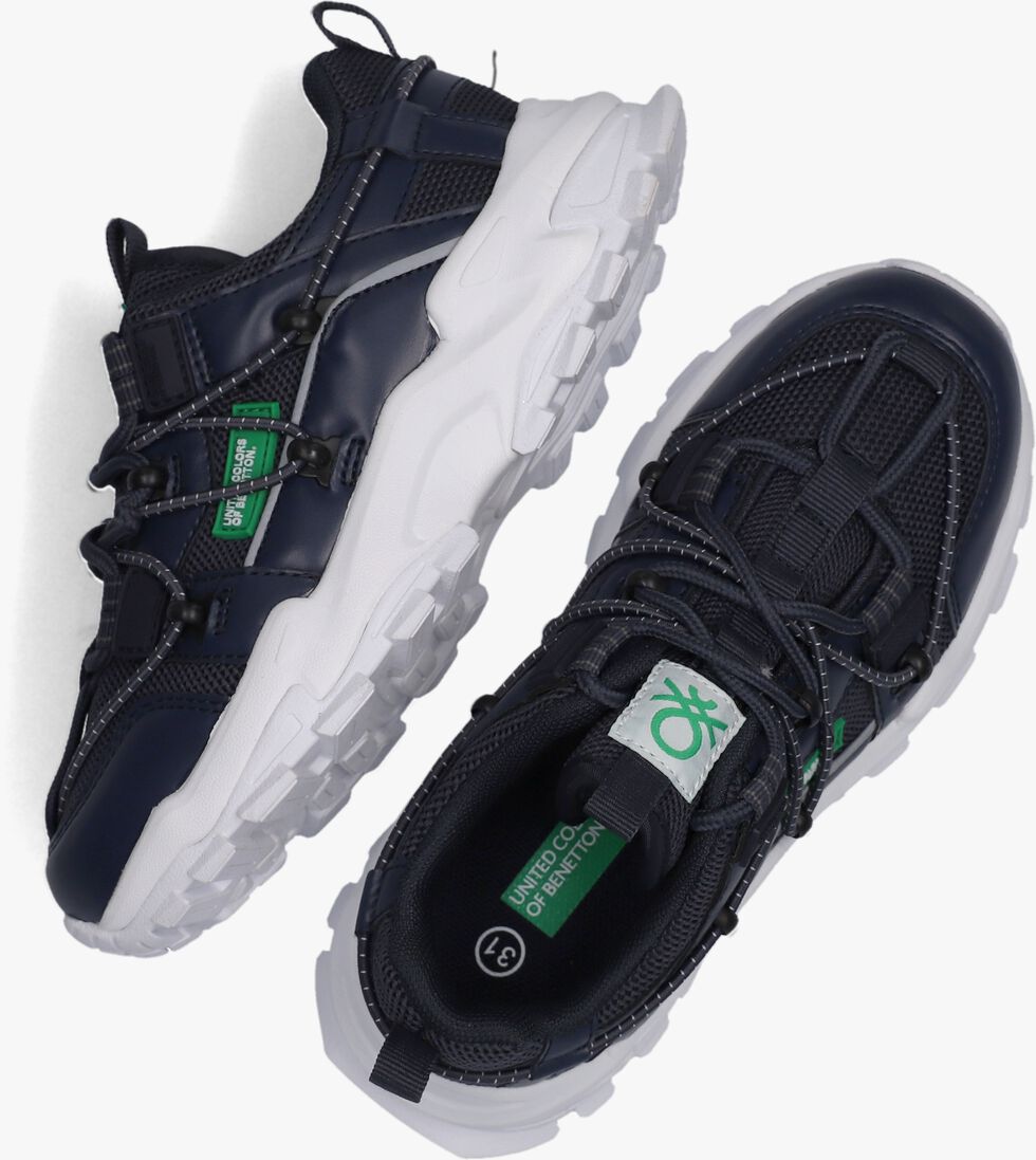 BENETTON blauwe benetton lage sneakers flow