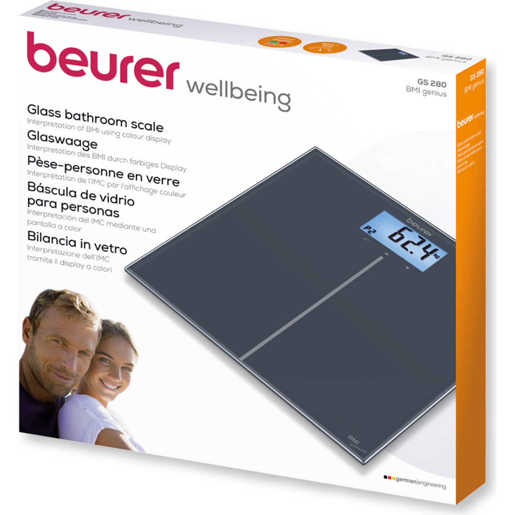 Beurer Waage Personenwaage GS 280 BMI Genius