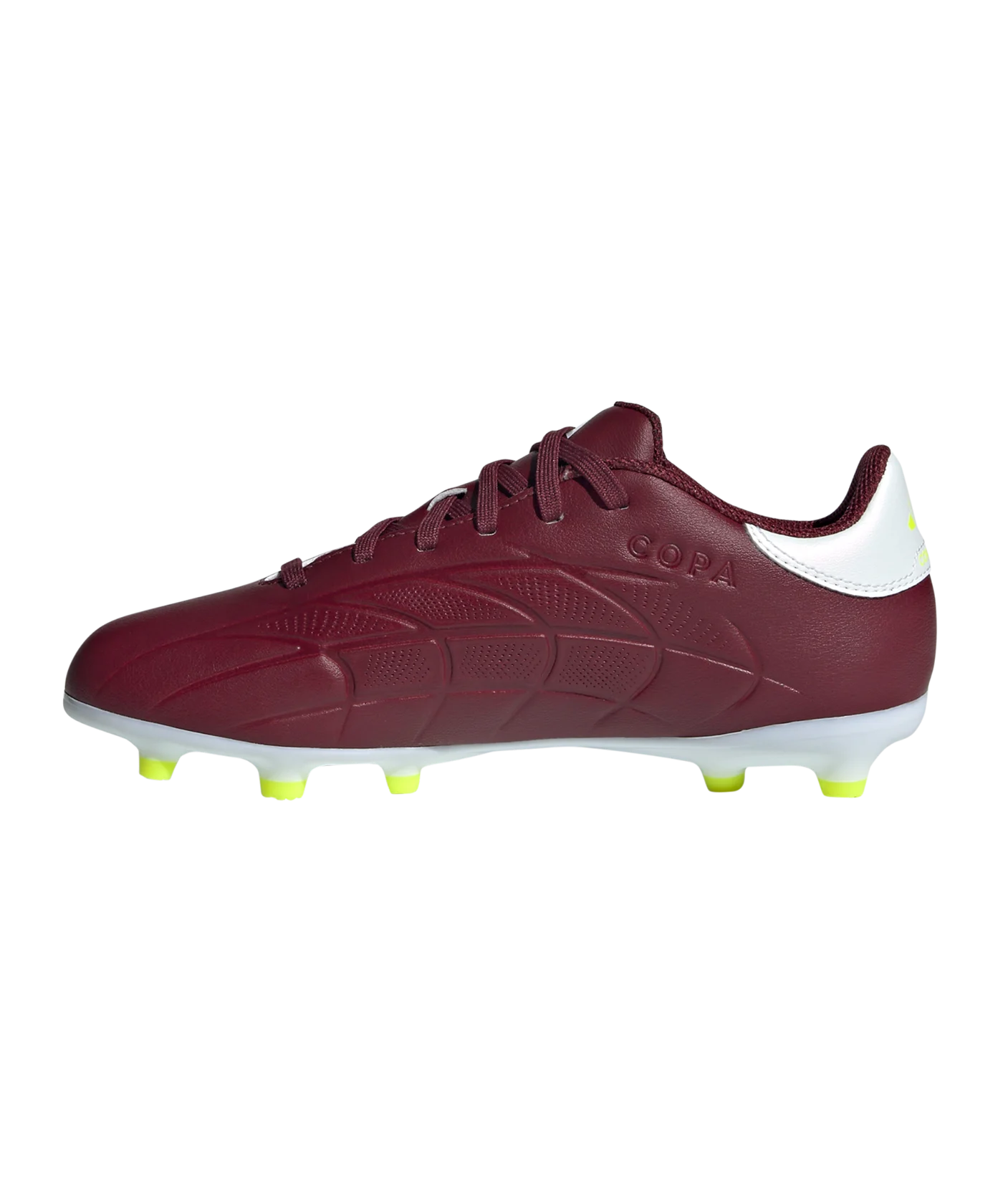 adidas COPA Pure 2 League FG Kids Energy Citrus Rot Weiss Gelb