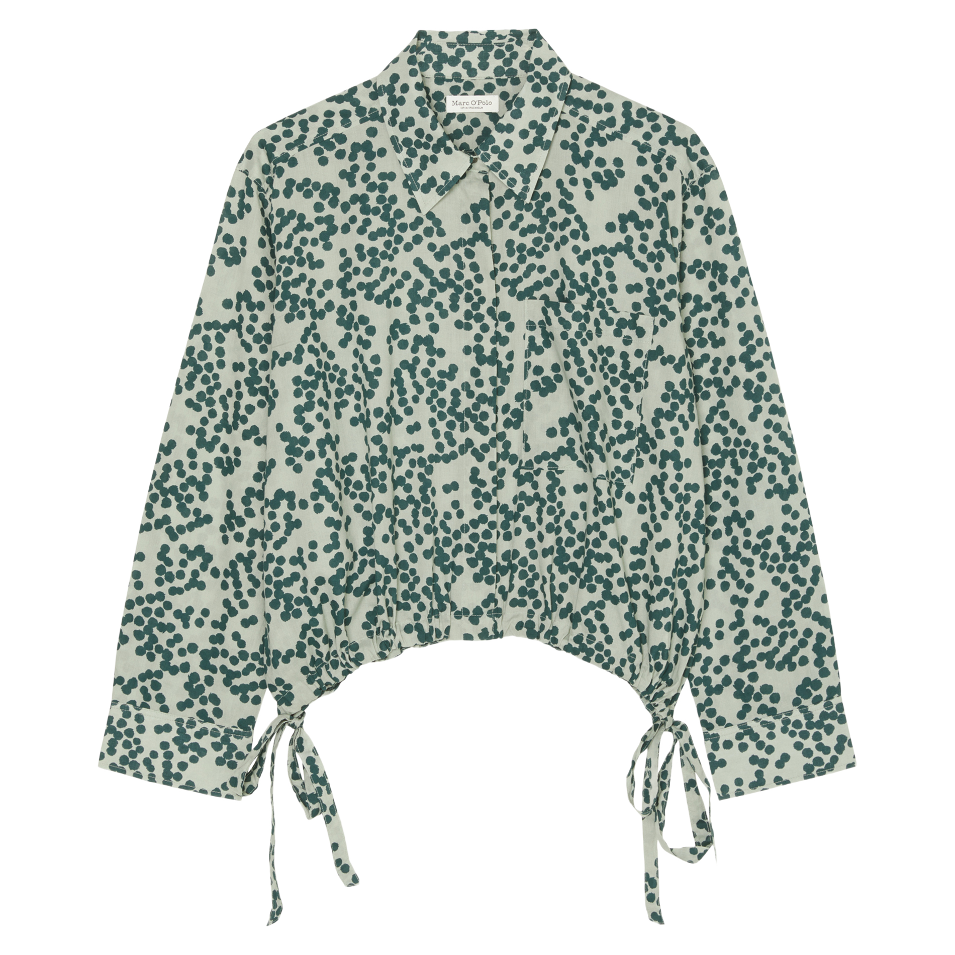 Chemise imprimée en coton bio | Multicolore