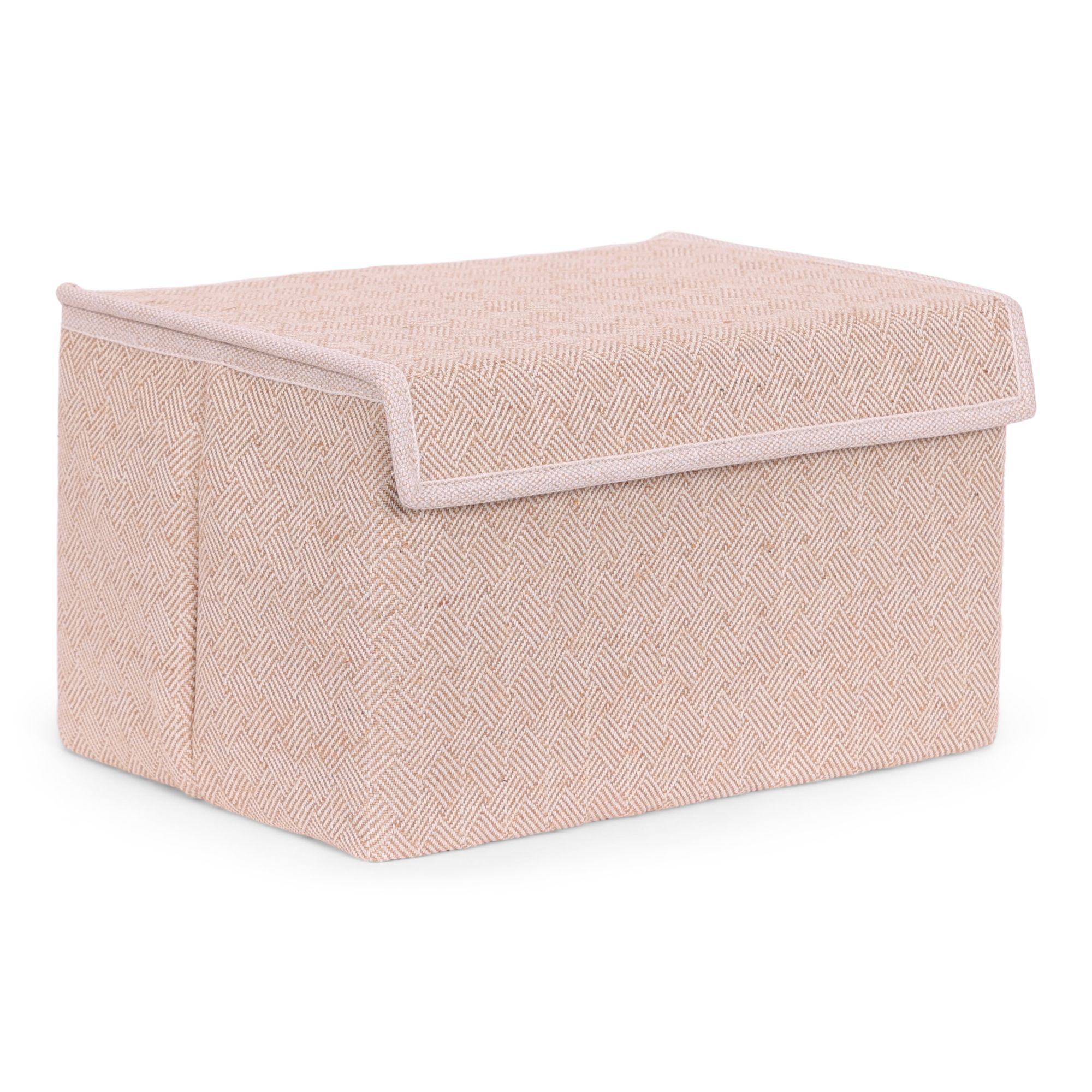 Opbergdoos Auri beige square 25x14x15cm