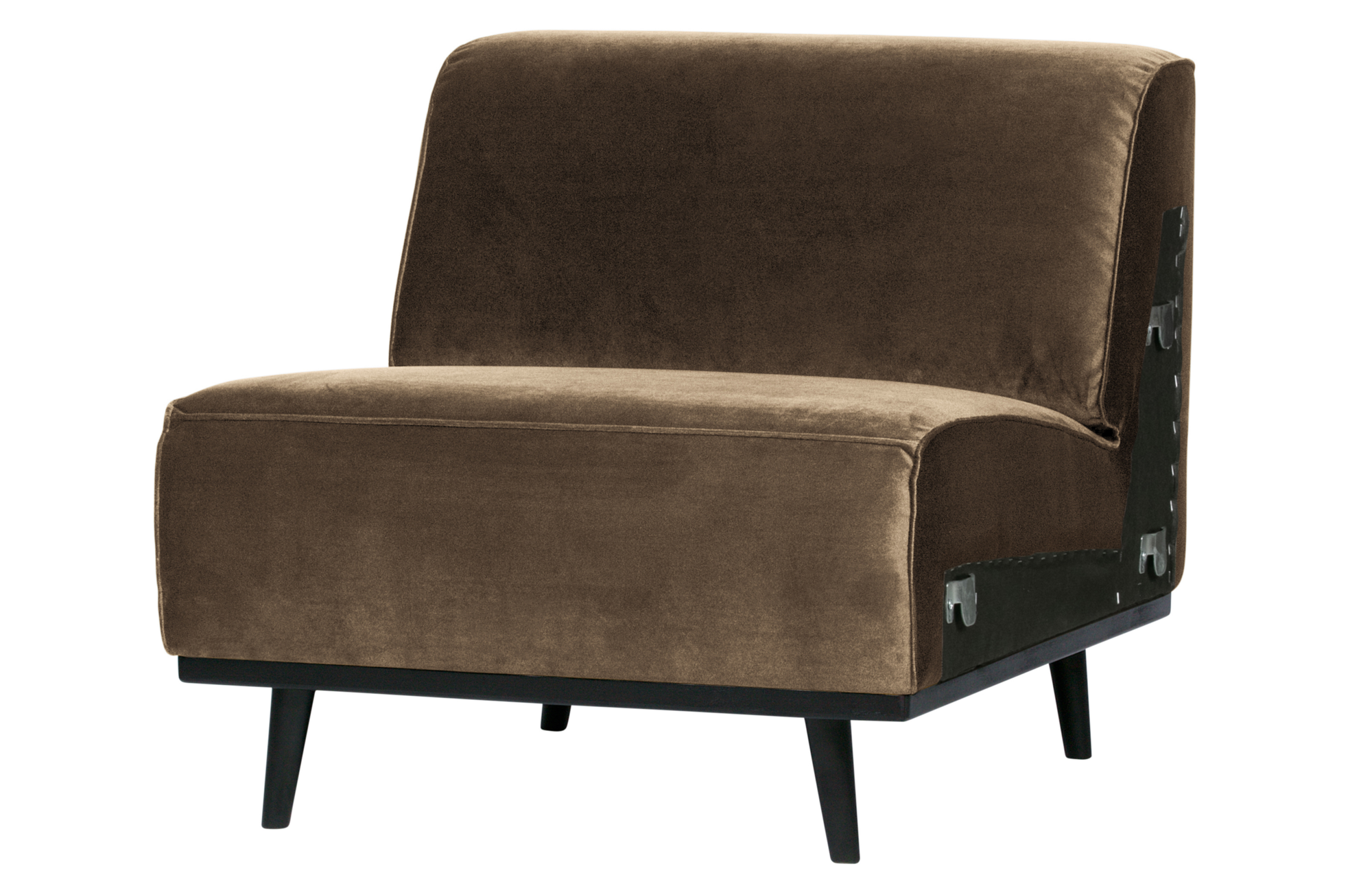 BePureHome 1-zits element Statement velvet - Taupe