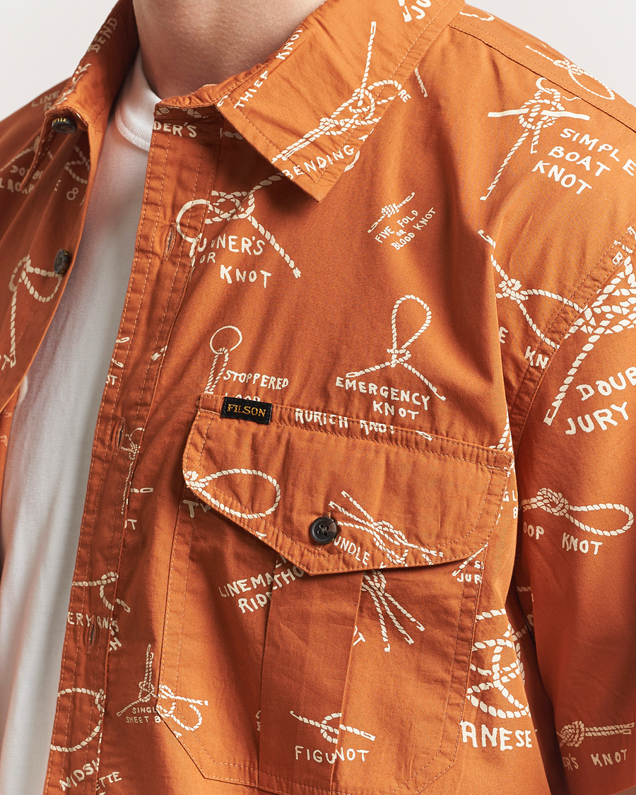 Filson Washed Short Sleeve Shirt Bourbon