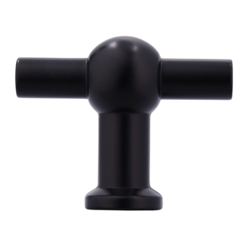 Knop Thea zwart 50mm
